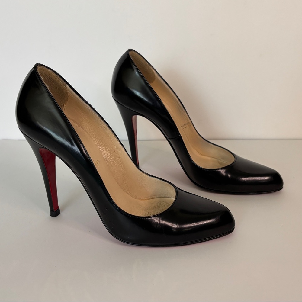 Christian Louboutin Classic Black Heels & Signature Red Soles